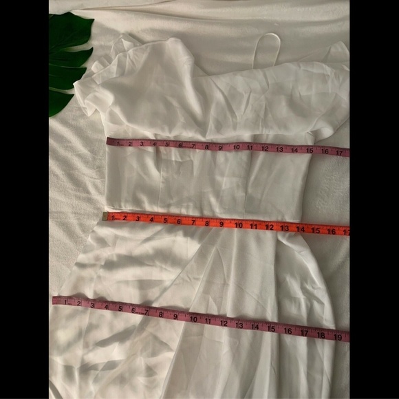 NWT $295 Shona Joy Luxe Frill‎ Tulip Hem Maxi Dress in Ivory White [SZ 6 ] - Picture 8 of 8